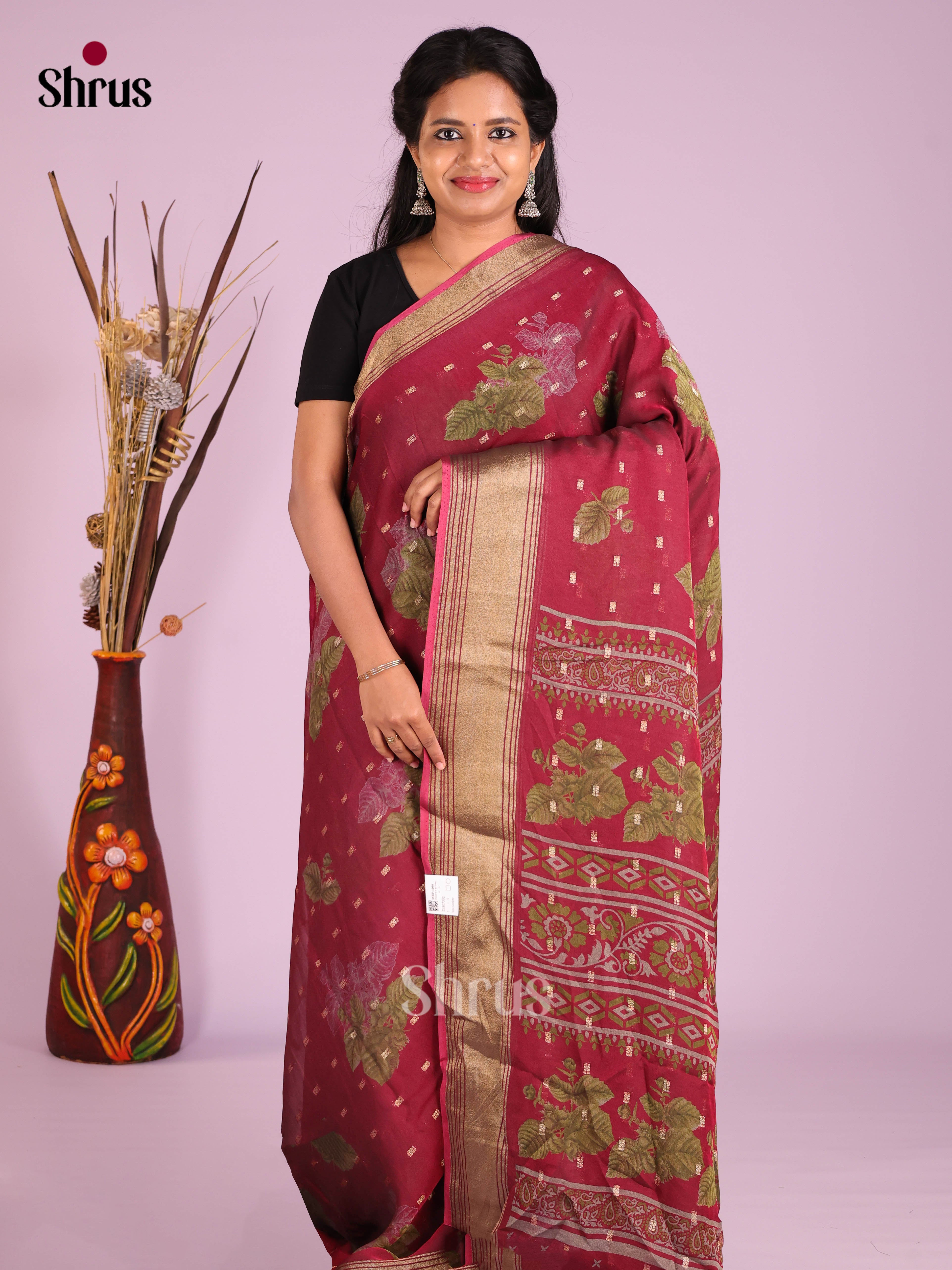 DIS07302 - Semi Georgette Saree