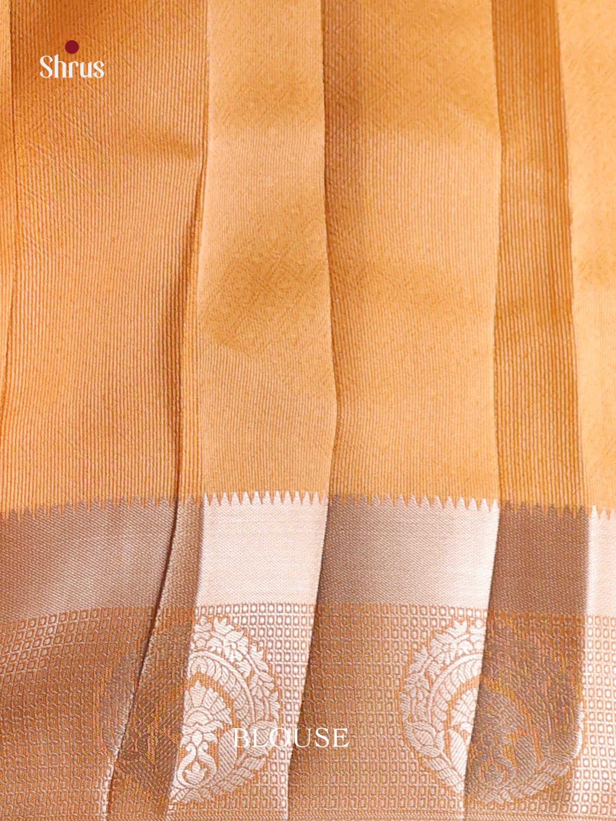 Mustard - Semi Rawsilk Saree