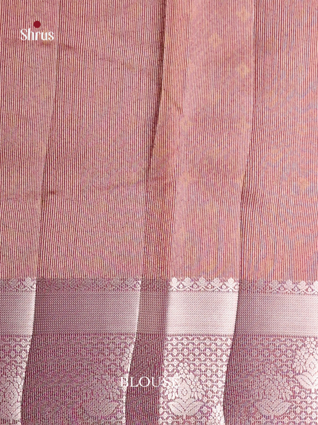 Maroon - Semi Rawsilk Saree