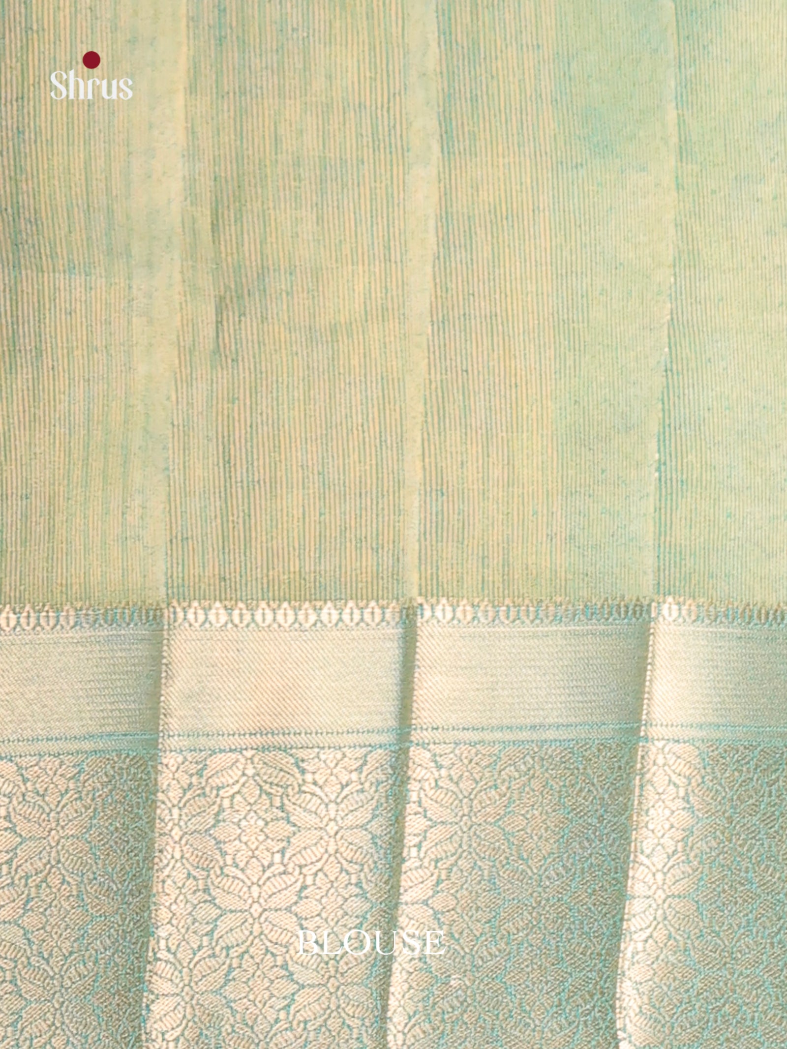Blue  - Semi Rawsilk Saree
