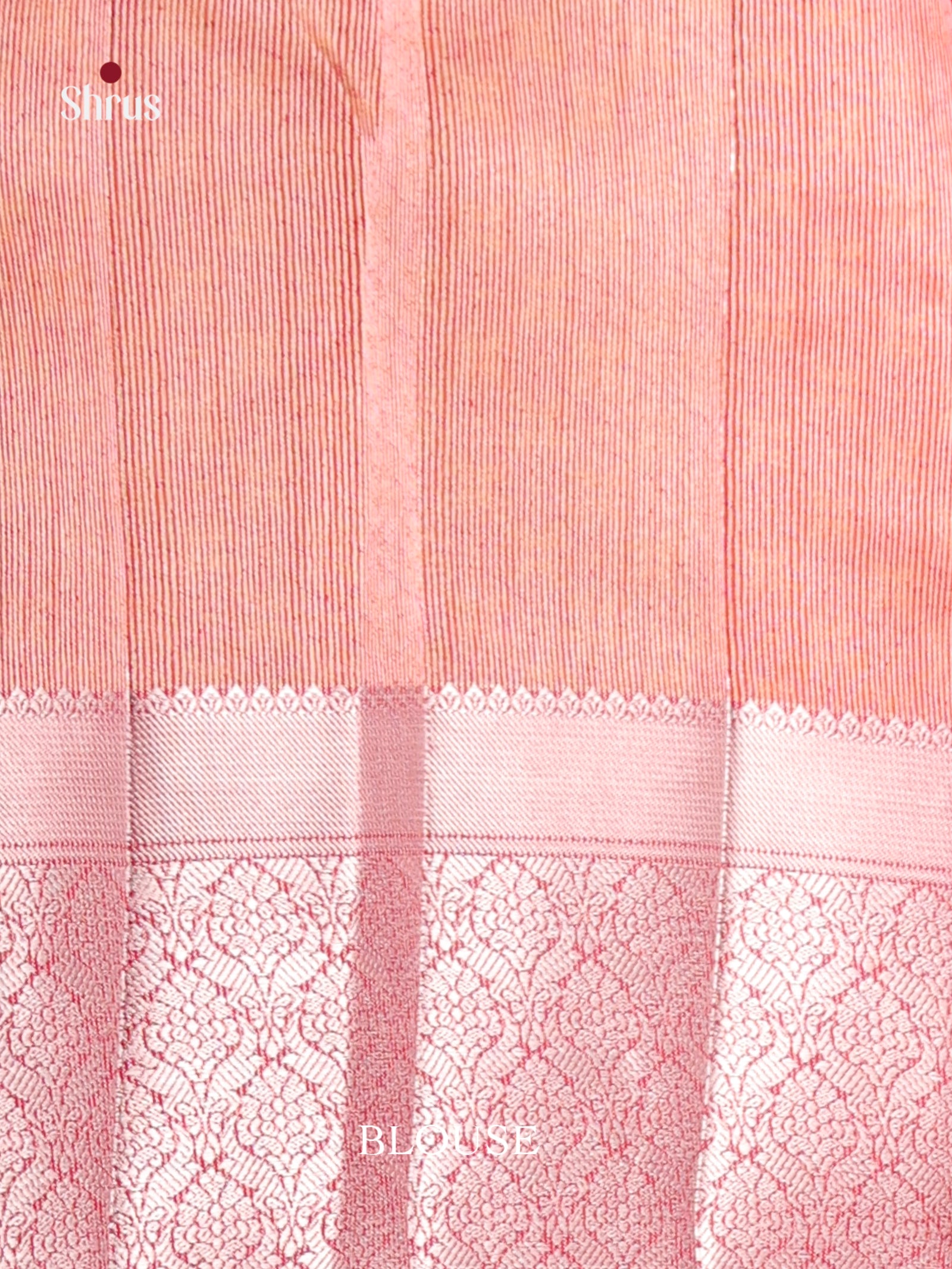 Red- Semi Rawsilk Saree