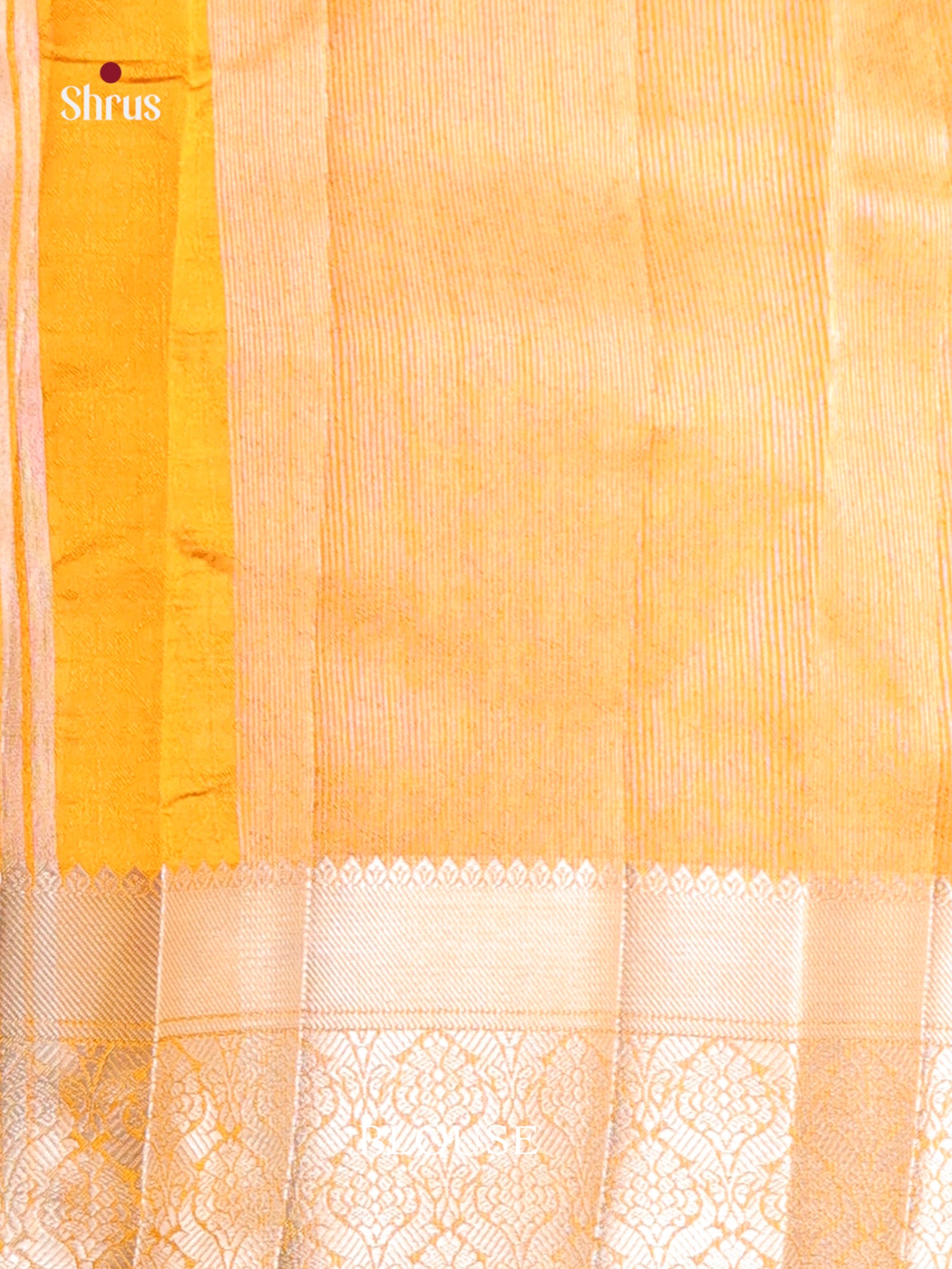 Mambazha Yellow - Semi Rawsilk Saree