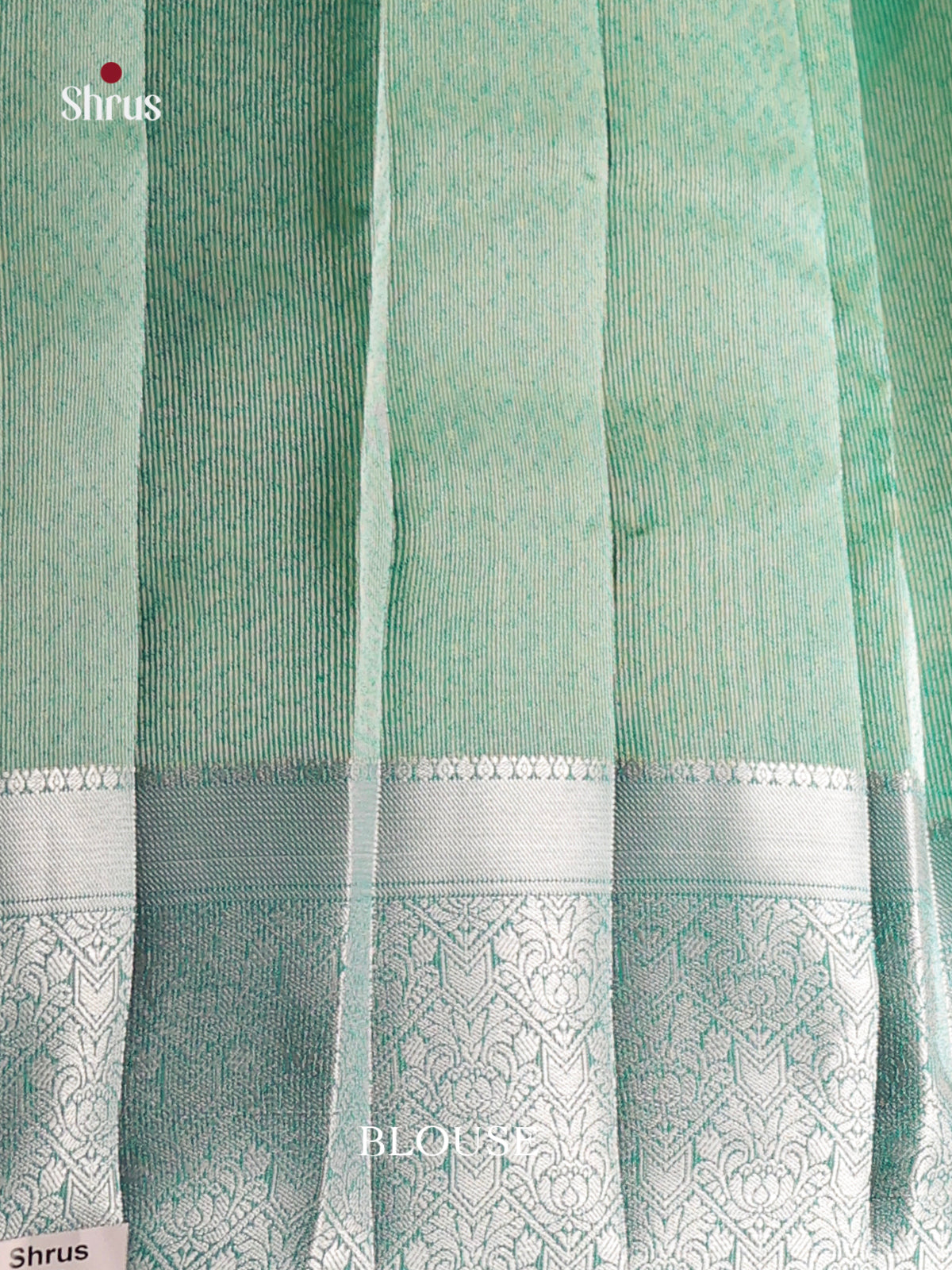 Green - Semi Rawsilk Saree