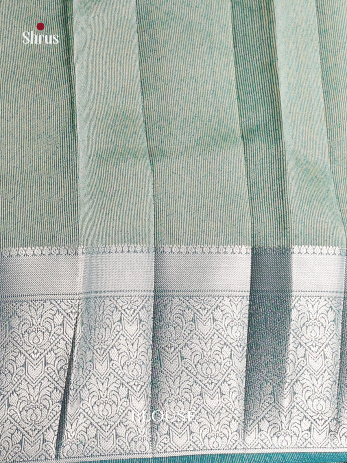 Green - Semi Rawsilk Saree