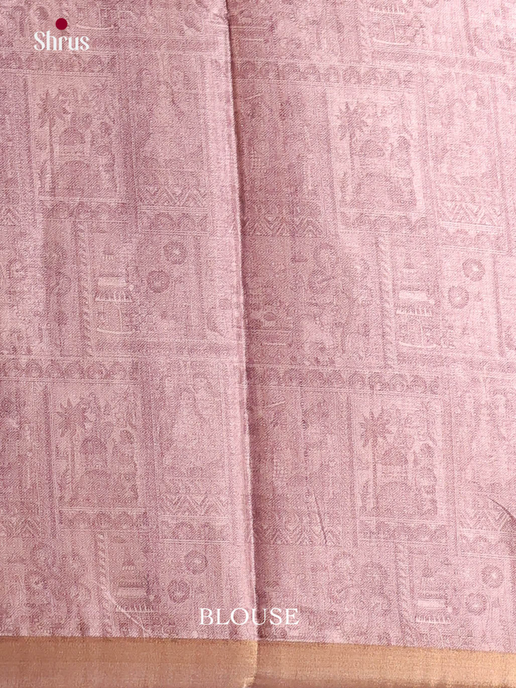 Pink & Purple - Semi Crepe Saree - Shop on Shrus.com