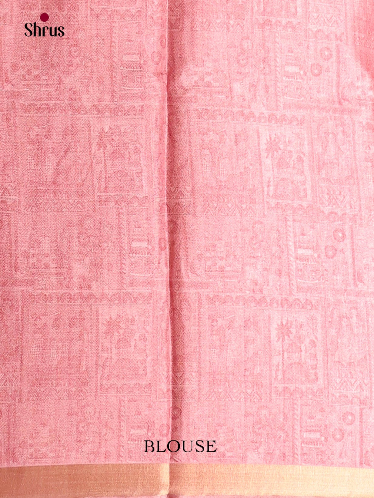 Grey & Pink - Semi Crepe Saree - Shop on Shrus.com
