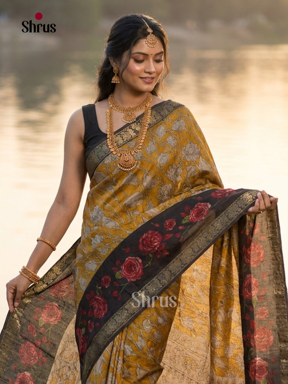 DIS08396 - Semi Modal  Saree