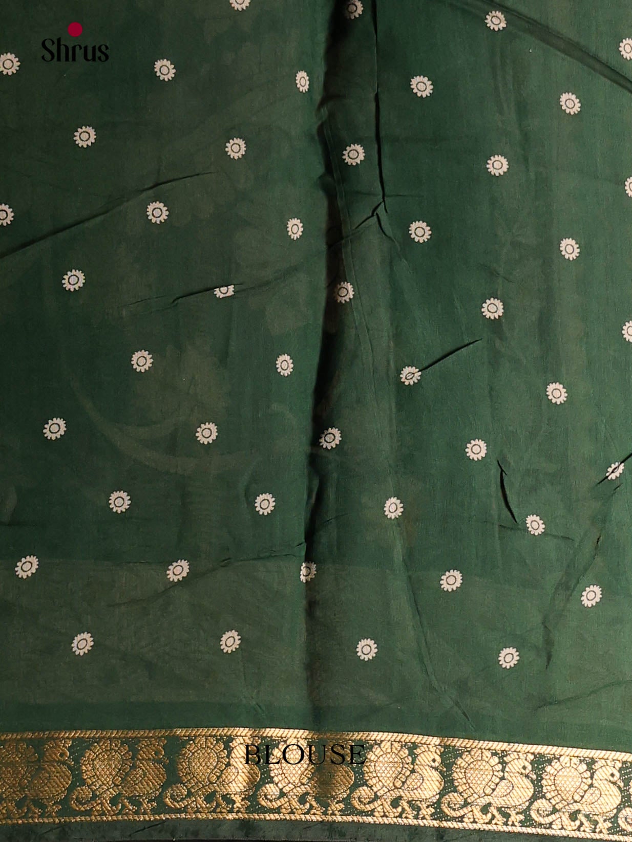 Mustard & Green - Semi Modal  Saree