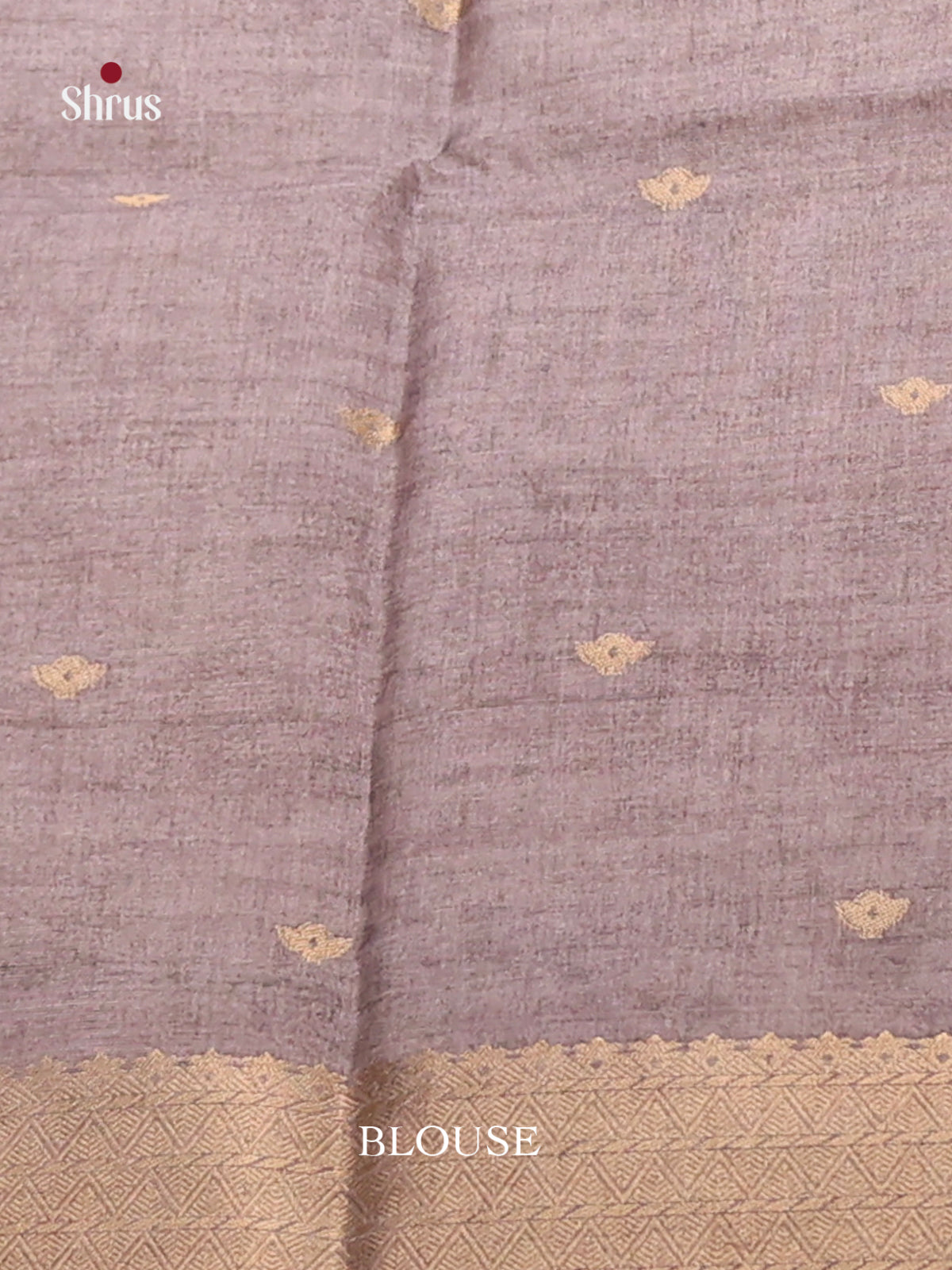 Blue & Lavender  - Semi Tussar Saree