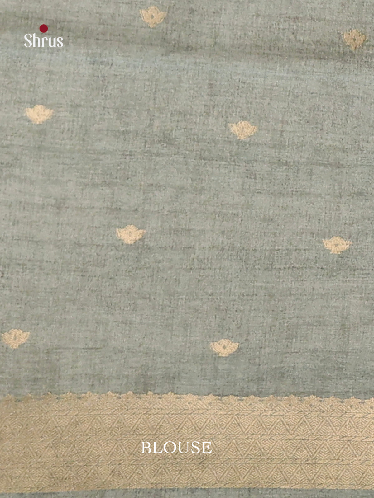 Dusty Pink & Grey- Semi Tussar Saree