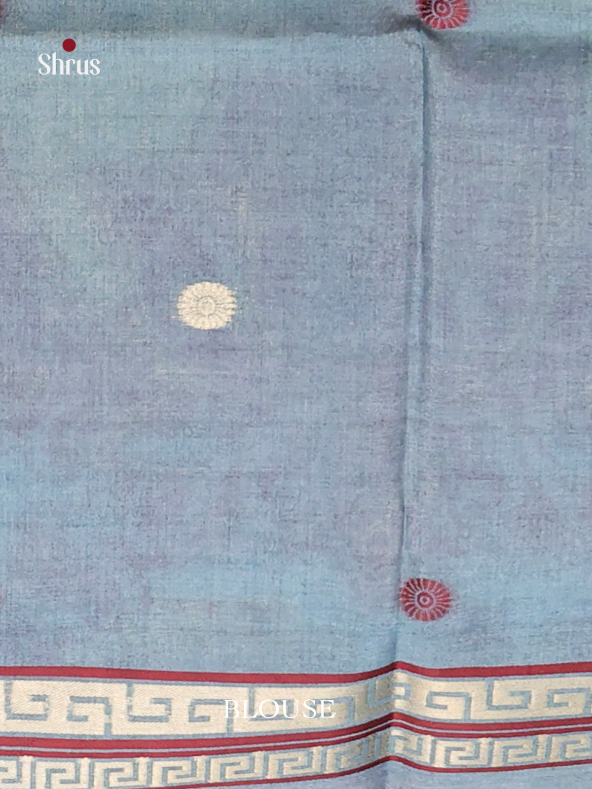 Blue- Semi Tussar Saree
