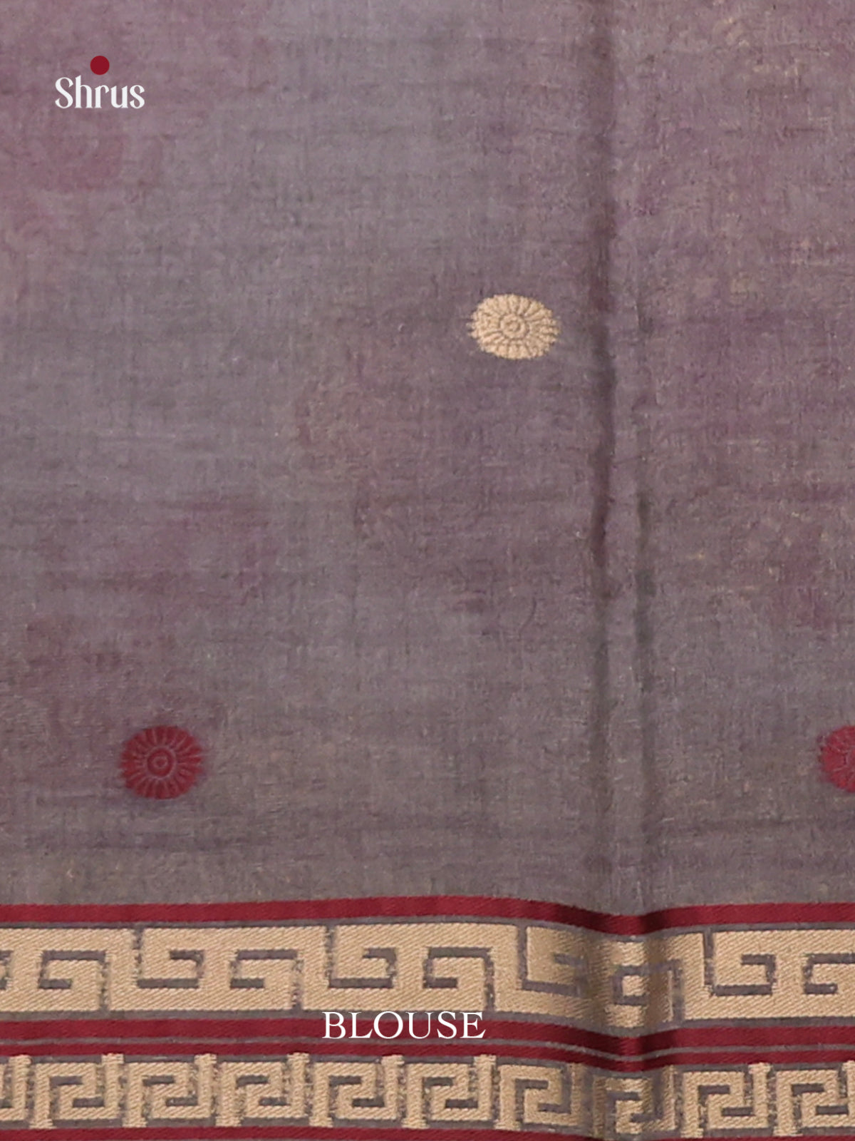 Grey - Semi Tussar Saree