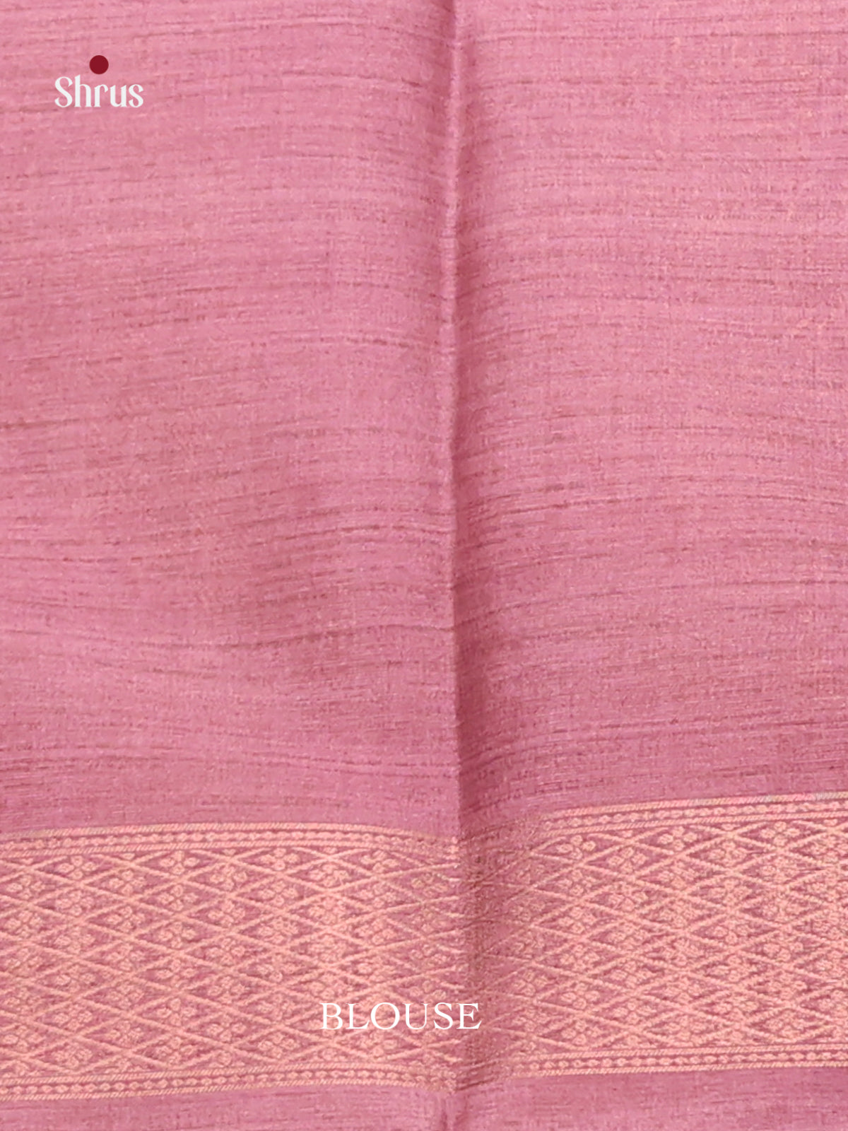 Brown & Purple - Semi Tussar Saree