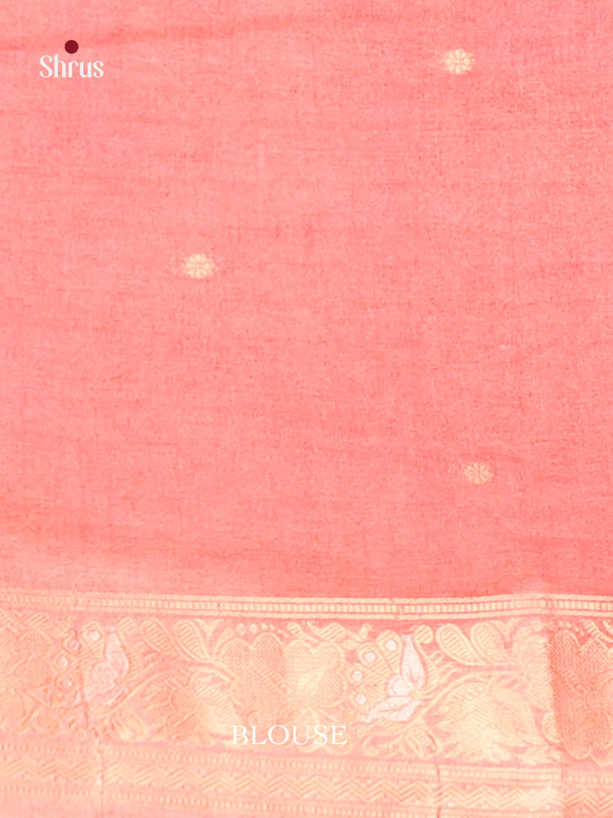 Grey & Pink - Semi Tussar Saree