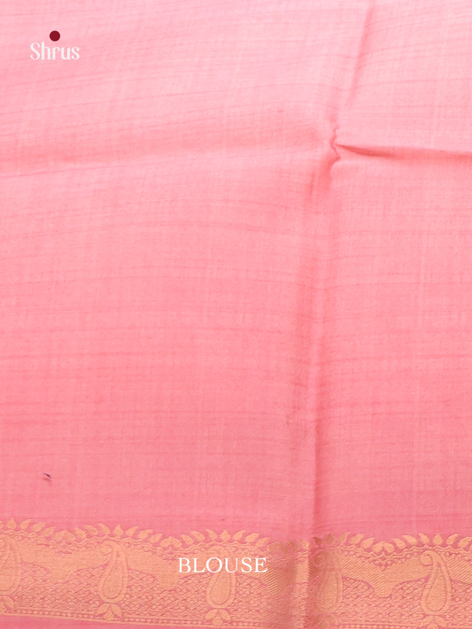 Baby Pink & Pink - Semi Tussar Saree