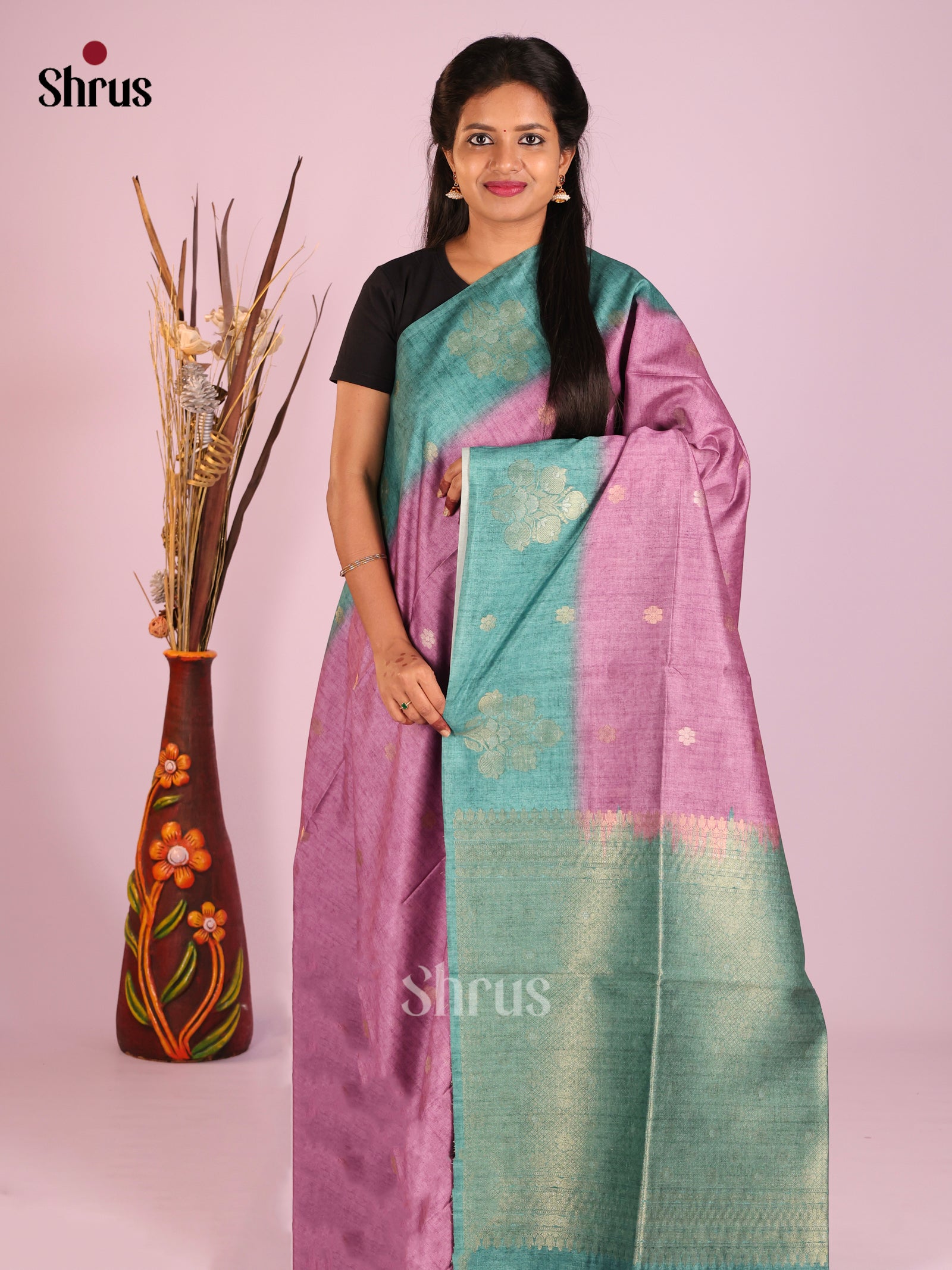DIS08610 - Semi Tussar Saree