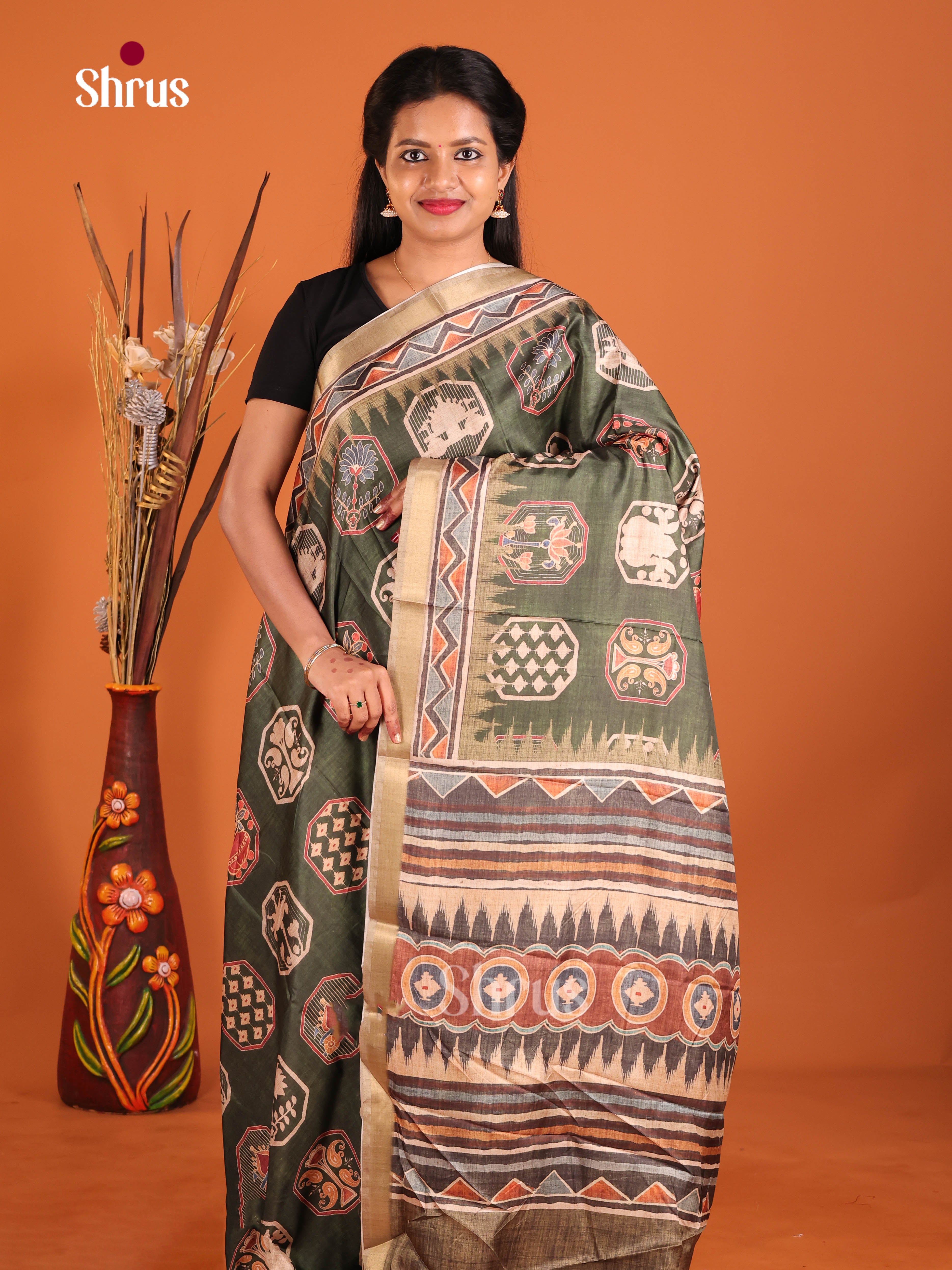 Green - Art Modal Saree