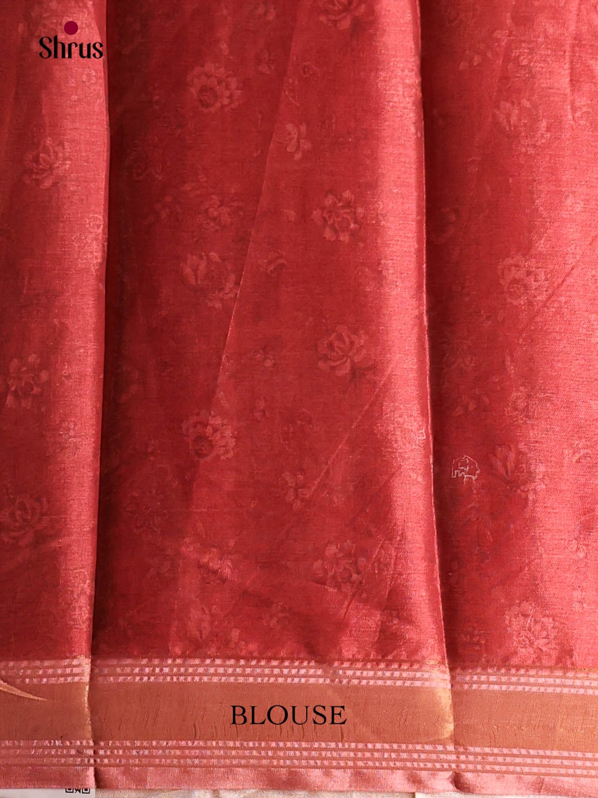 Pink & Maroon - Art Modal Saree - Shop on Shrus.com