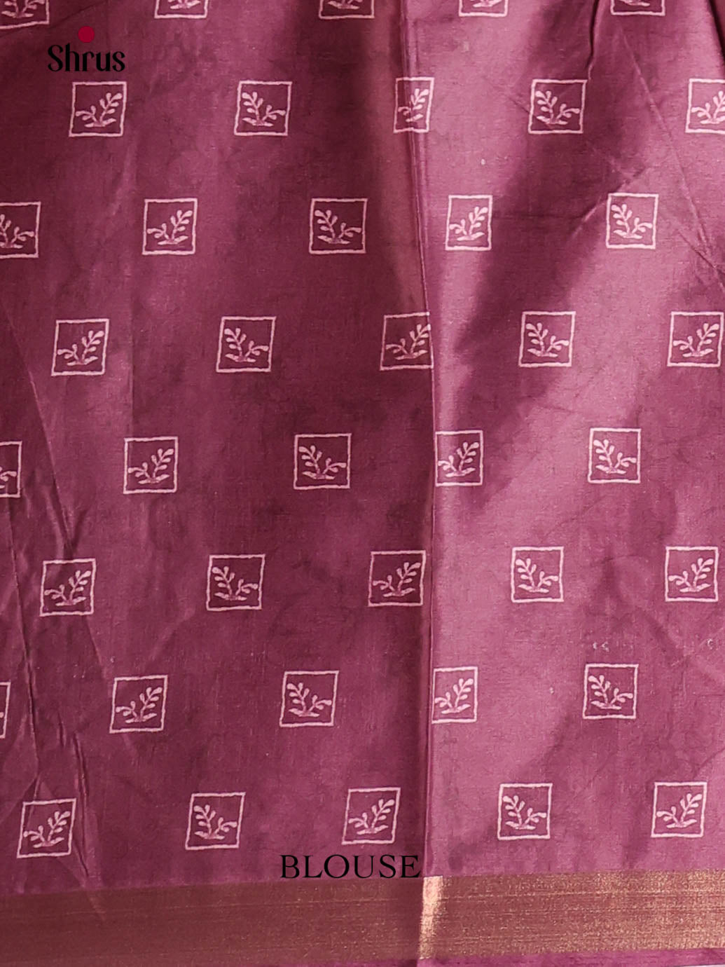 Pink & Purple - Art Modal Saree - Shop on Shrus.com