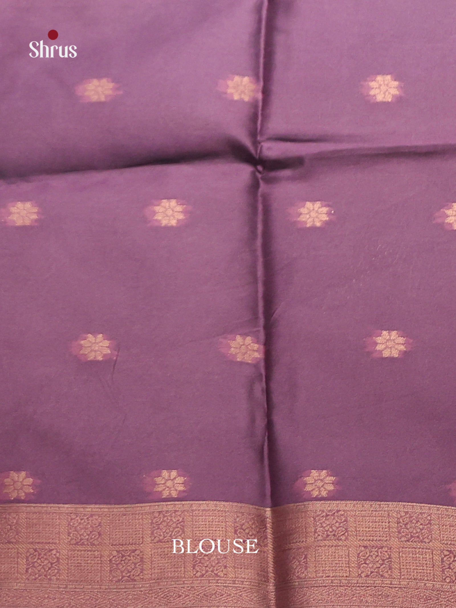 Blue & Purple - Semi Tussar Saree