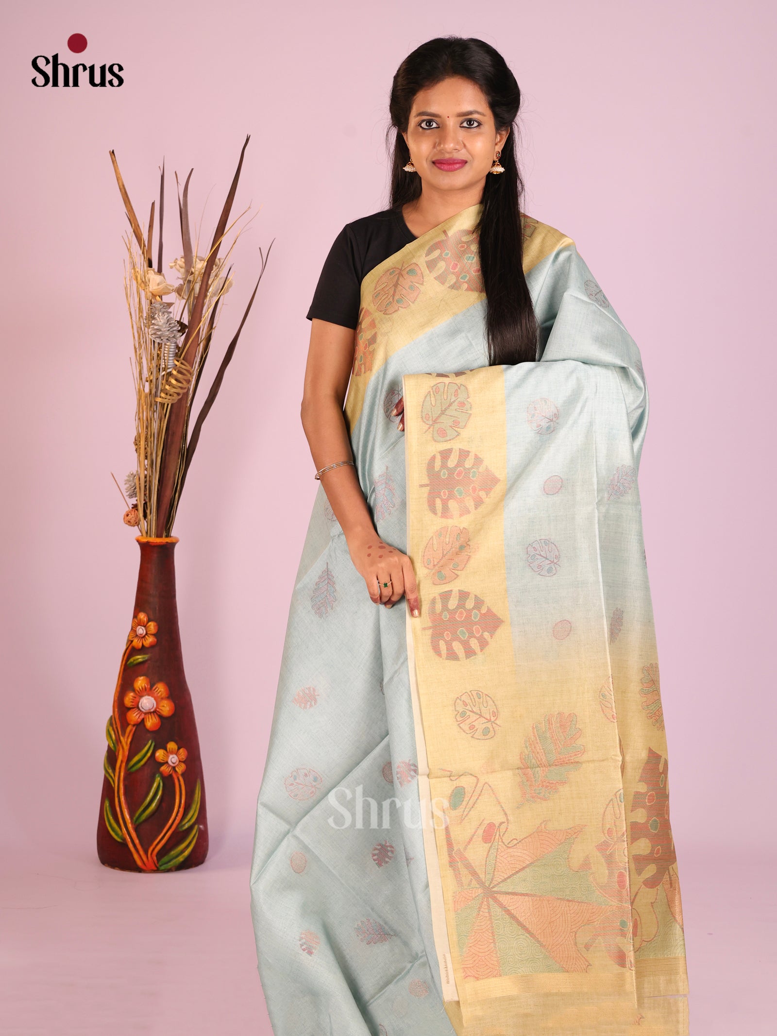 DIS08700 - Semi Tussar Saree