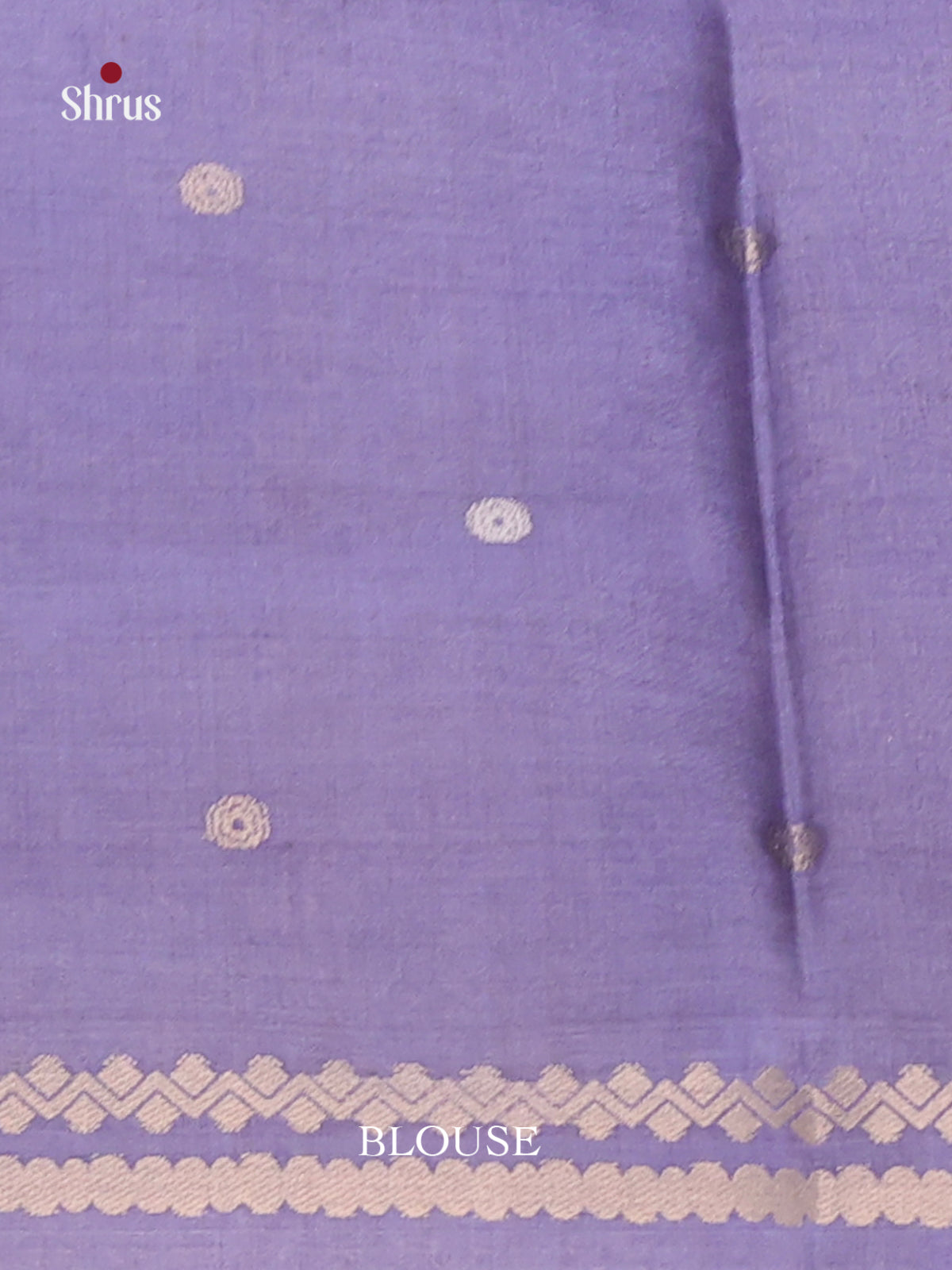 Lavender & Blue - Semi Tussar Saree