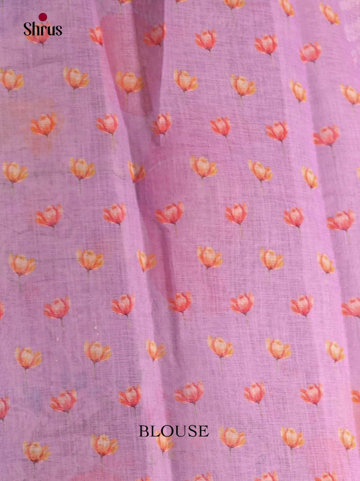 Purple - Linen Cotton Saree