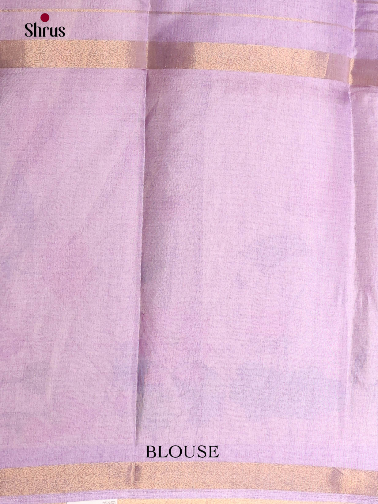 Lavender & Cream - Semi matka Saree