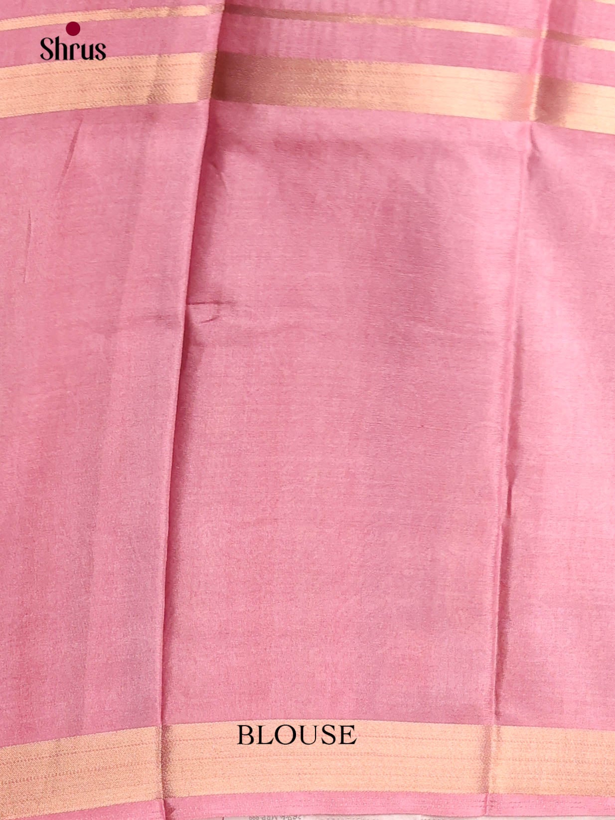 Pink & blue - Semi matka Saree