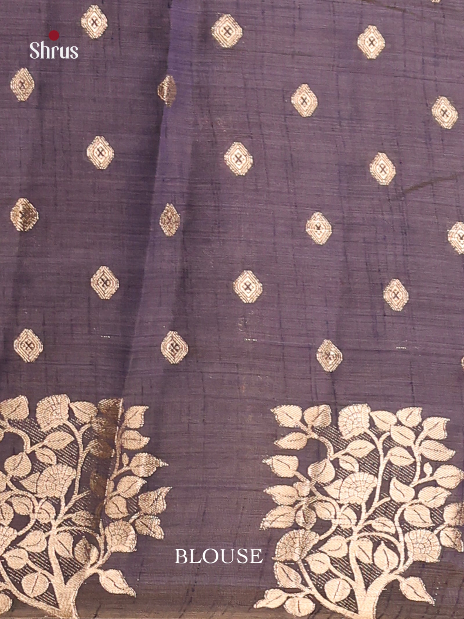 Blue - Semi Rawsilk Saree
