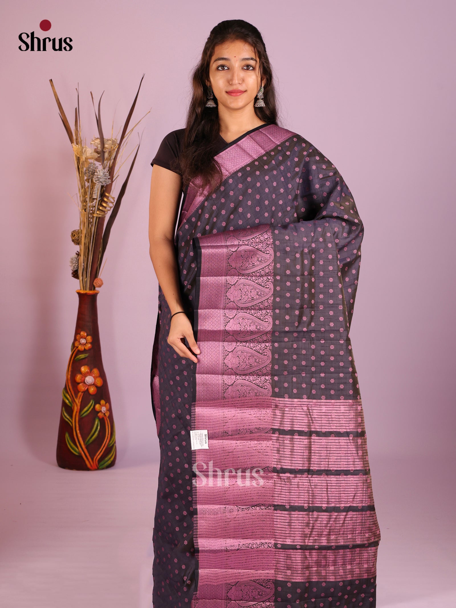 DIS09574 - Semi Rawsilk Saree