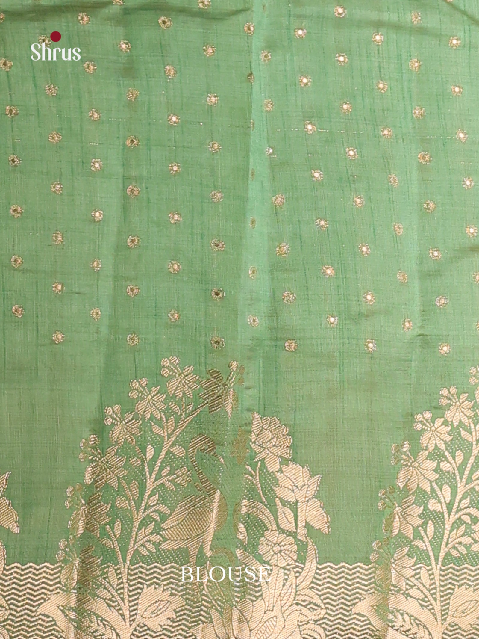 Pastel Green- Semi Rawsilk Saree