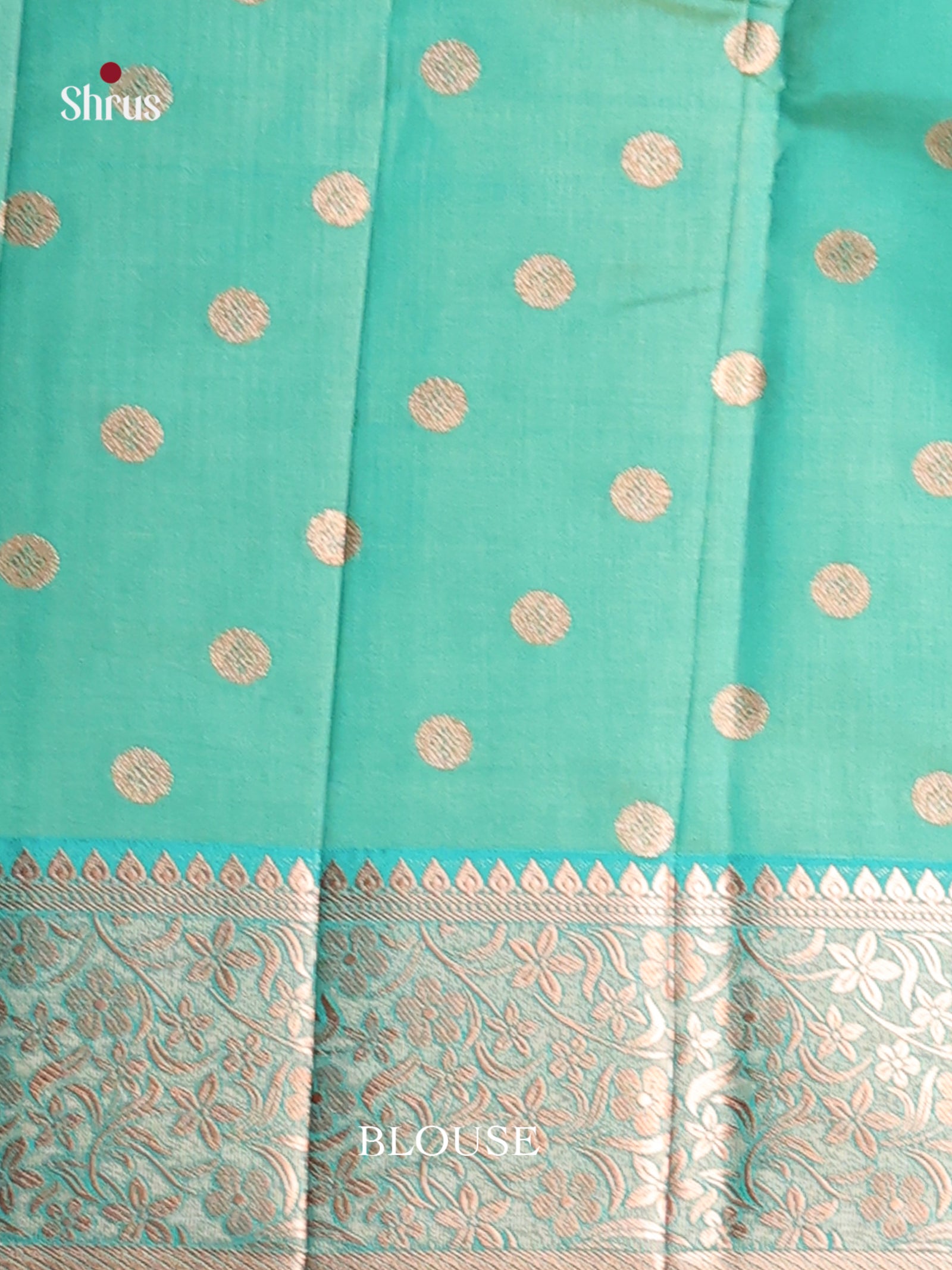 Teal Green - Semi Rawsilk Saree