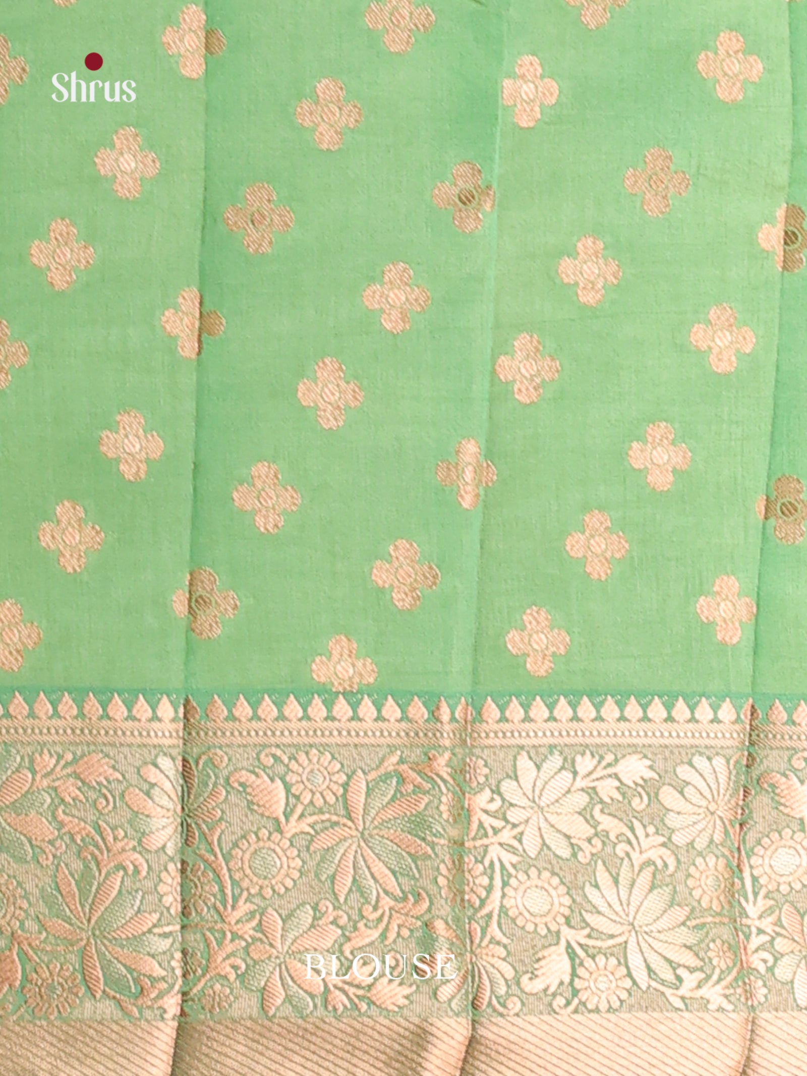 Pastel Green - Semi Rawsilk Saree