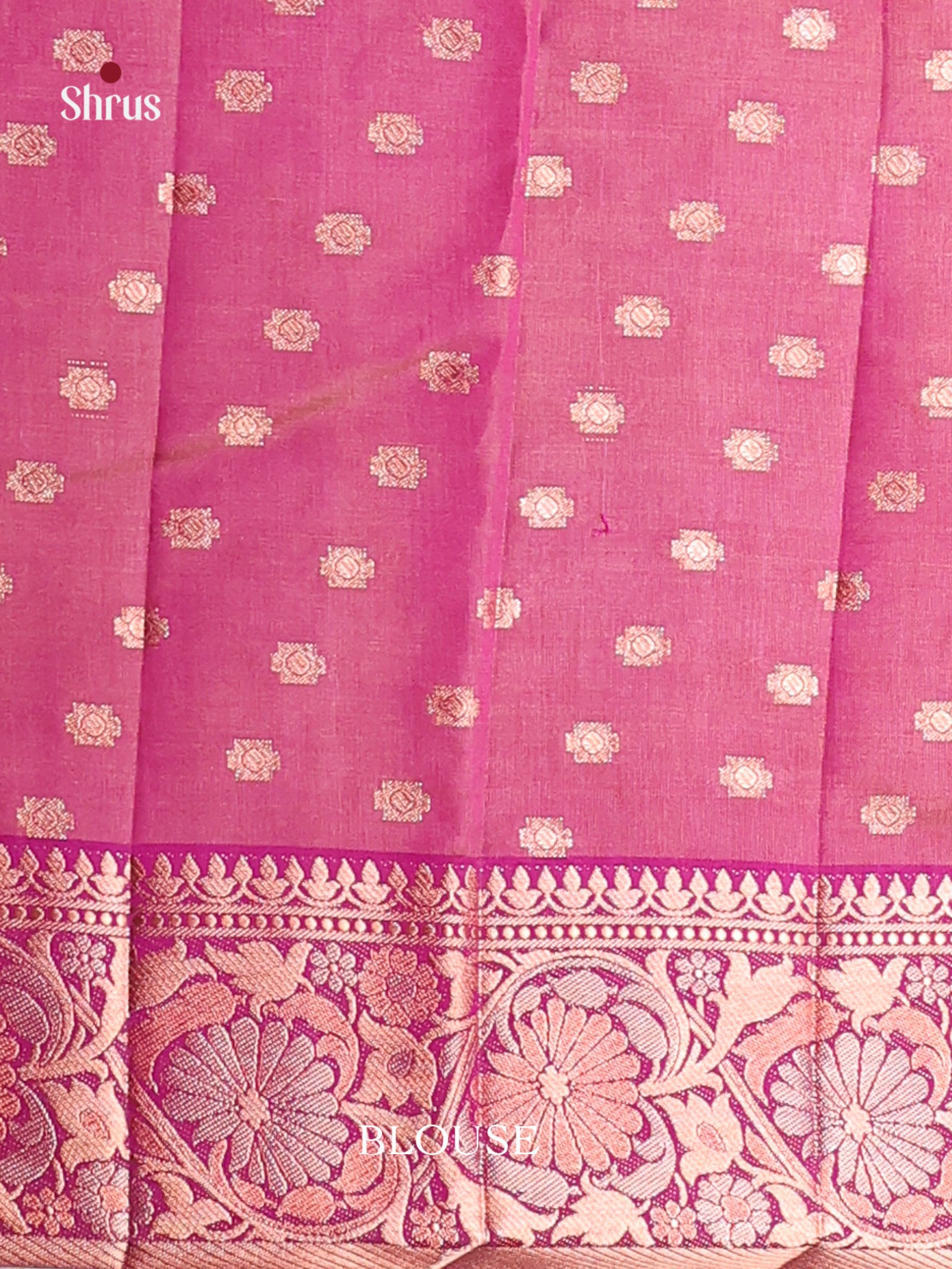 Majenta - Semi Rawsilk Saree
