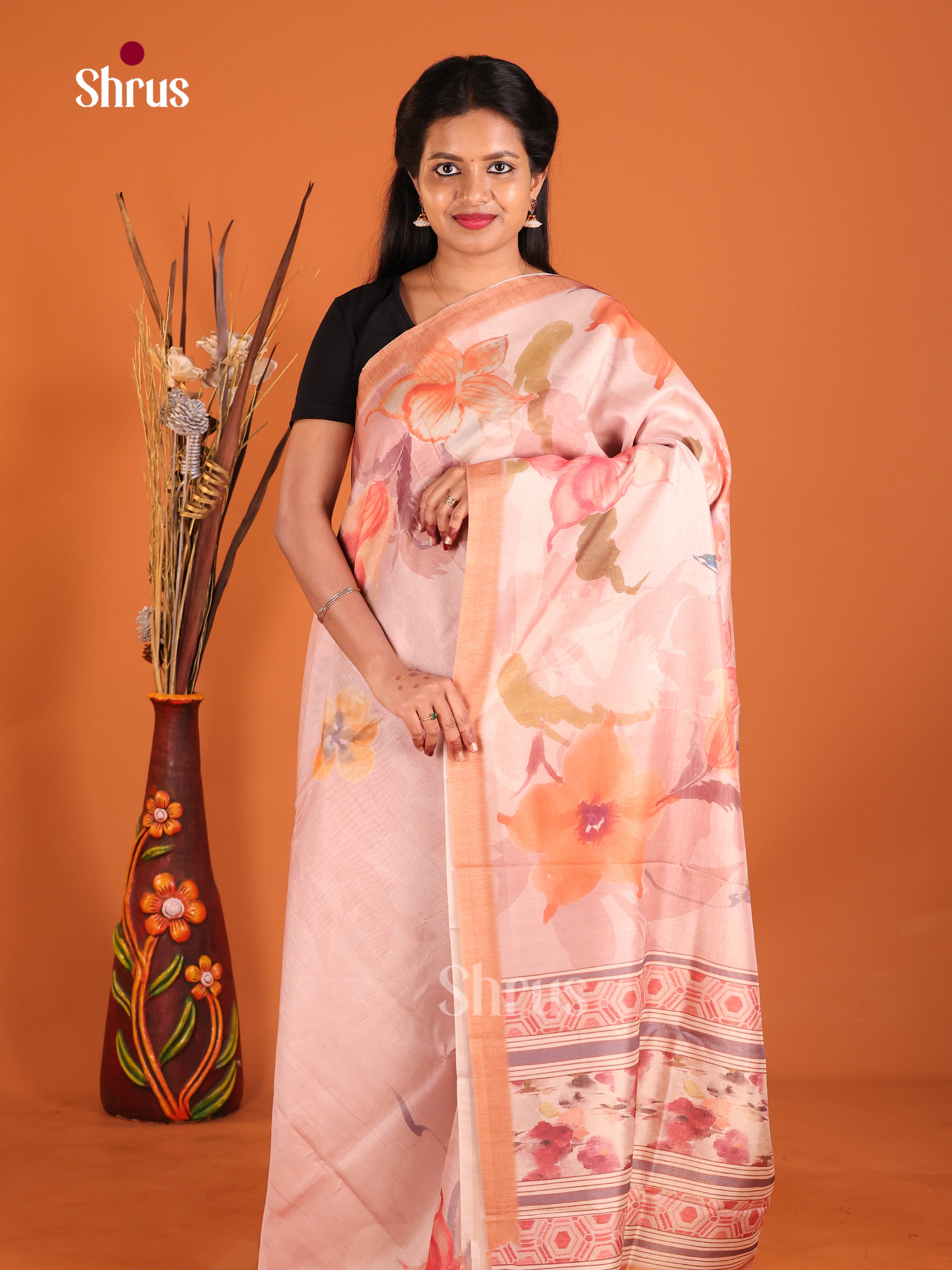 DIS09783 - Butter silk Saree