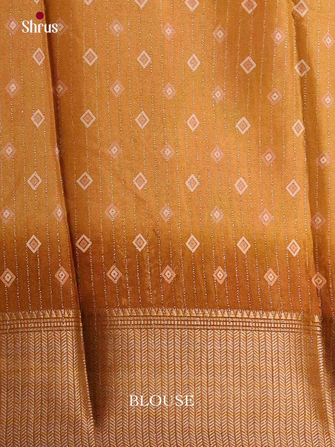 Mustard- Semi Crepe Saree - Shop on Shrus.com