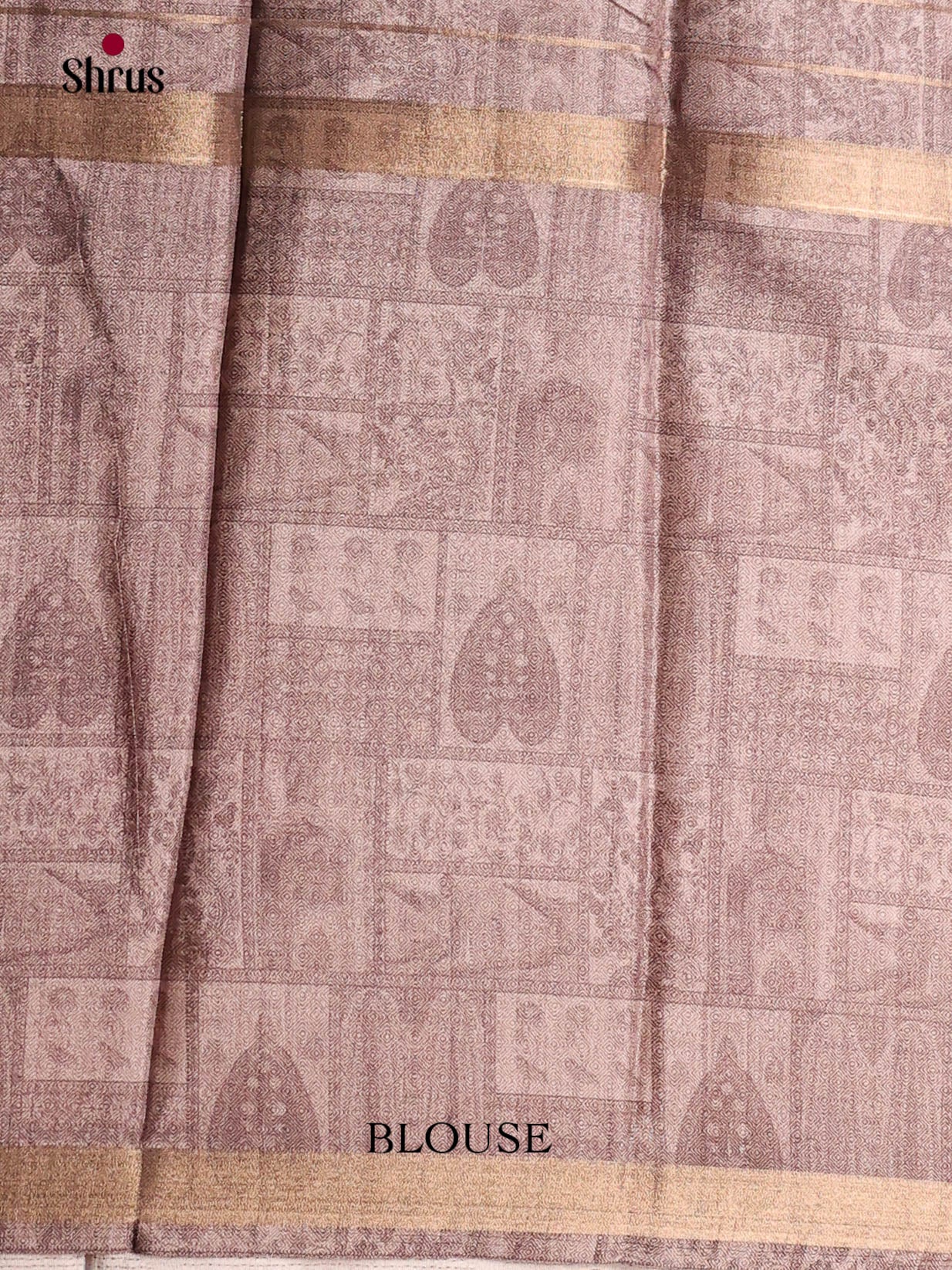 Grey & Cream - Semi matka Saree