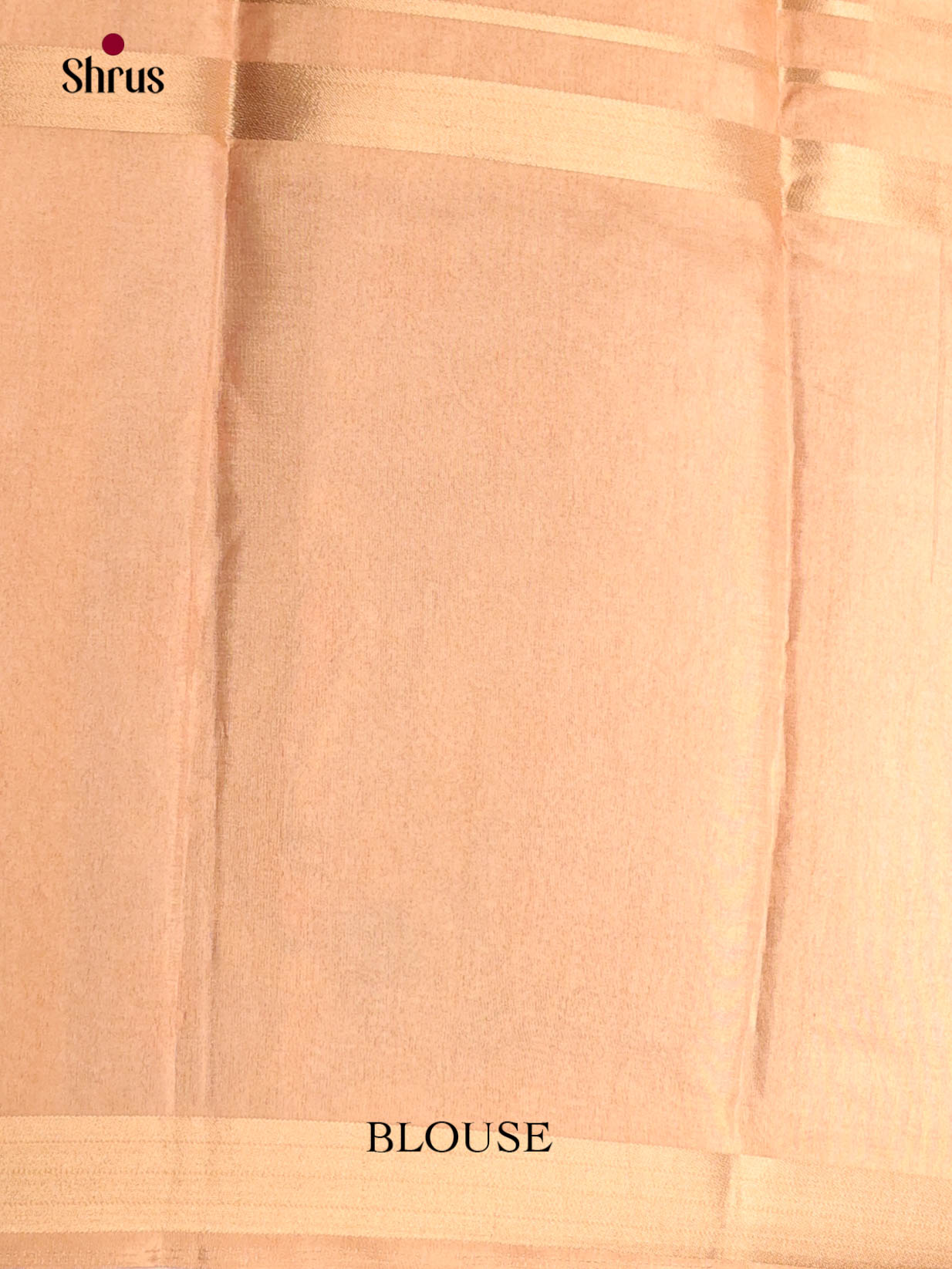 Peach & Purple - Semi matka Saree