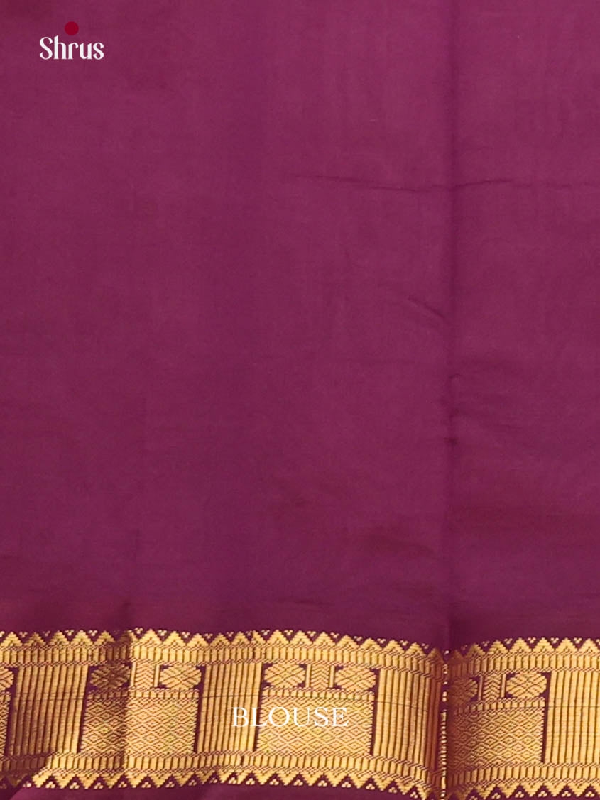 DIS10406 - Silkcotton-halfpure Saree - Shop on Shrus.com