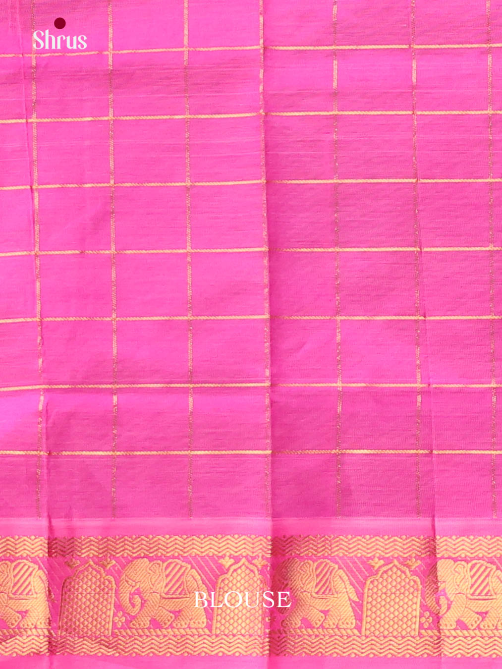 DIS10484 - Silkcotton-halfpure Saree - Shop on Shrus.com
