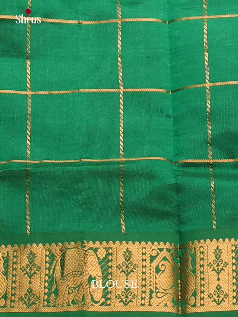 DIS10507 - Silkcotton-halfpure Saree - Shop on Shrus.com