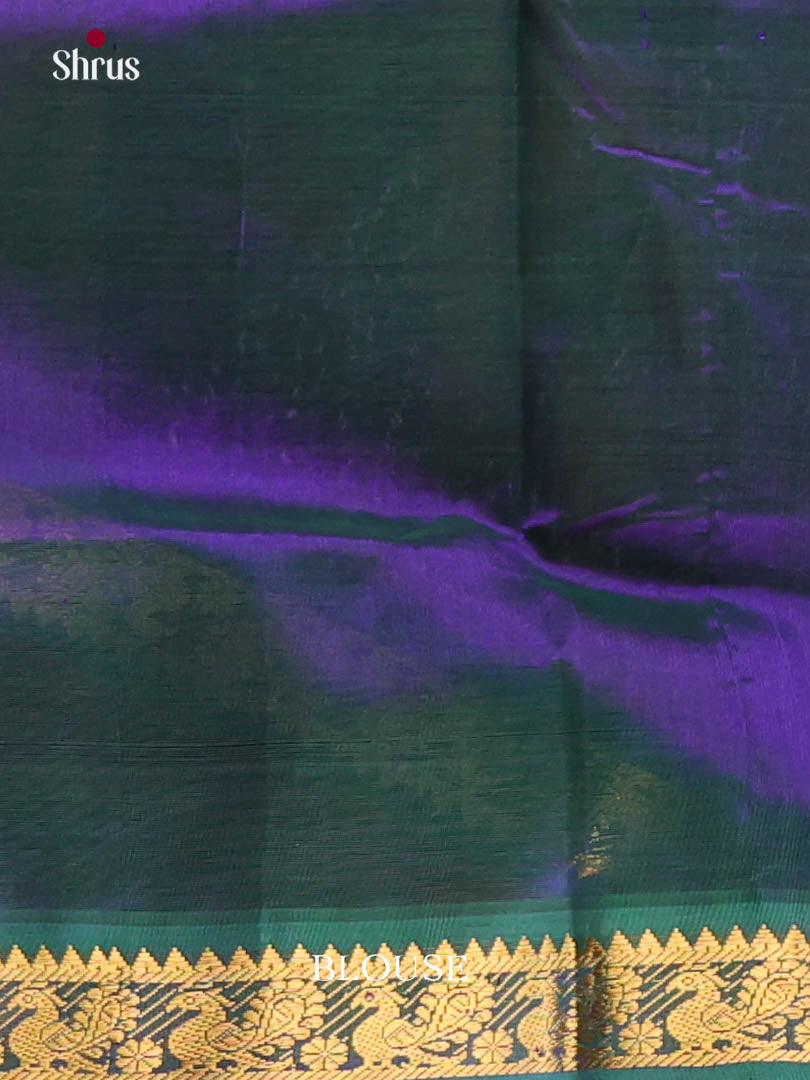 DIS10647 - Silk Cotton Saree - Shop on Shrus.com
