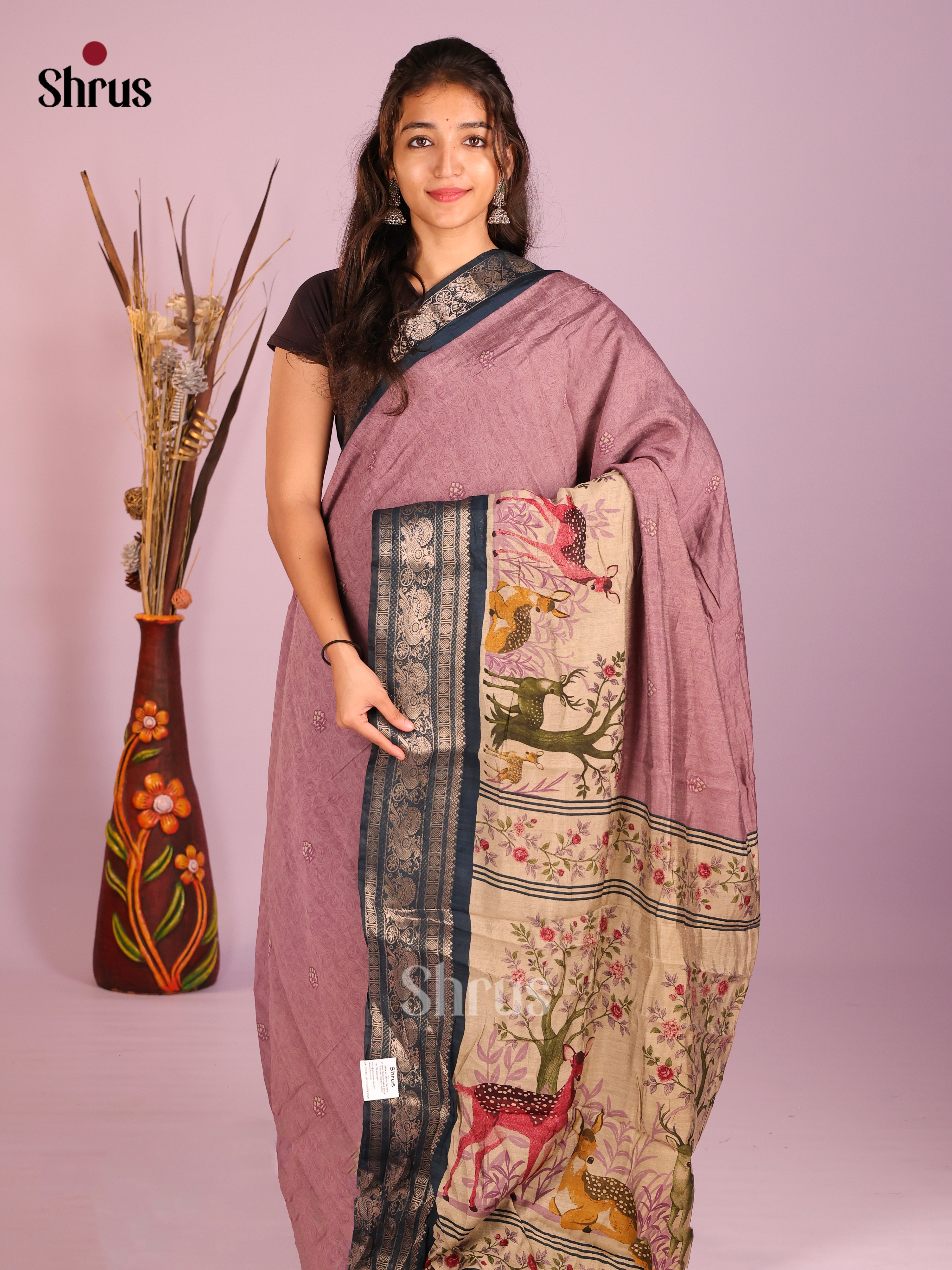 DIS11099 - Semi Modal  Saree