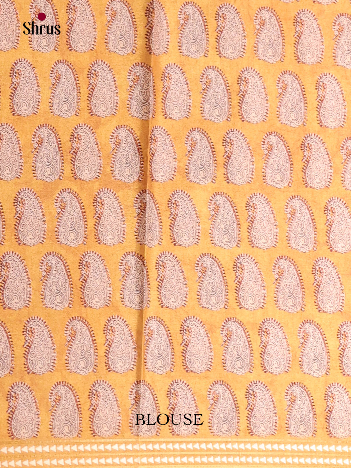 Orange & Yellow - Semi matka Saree