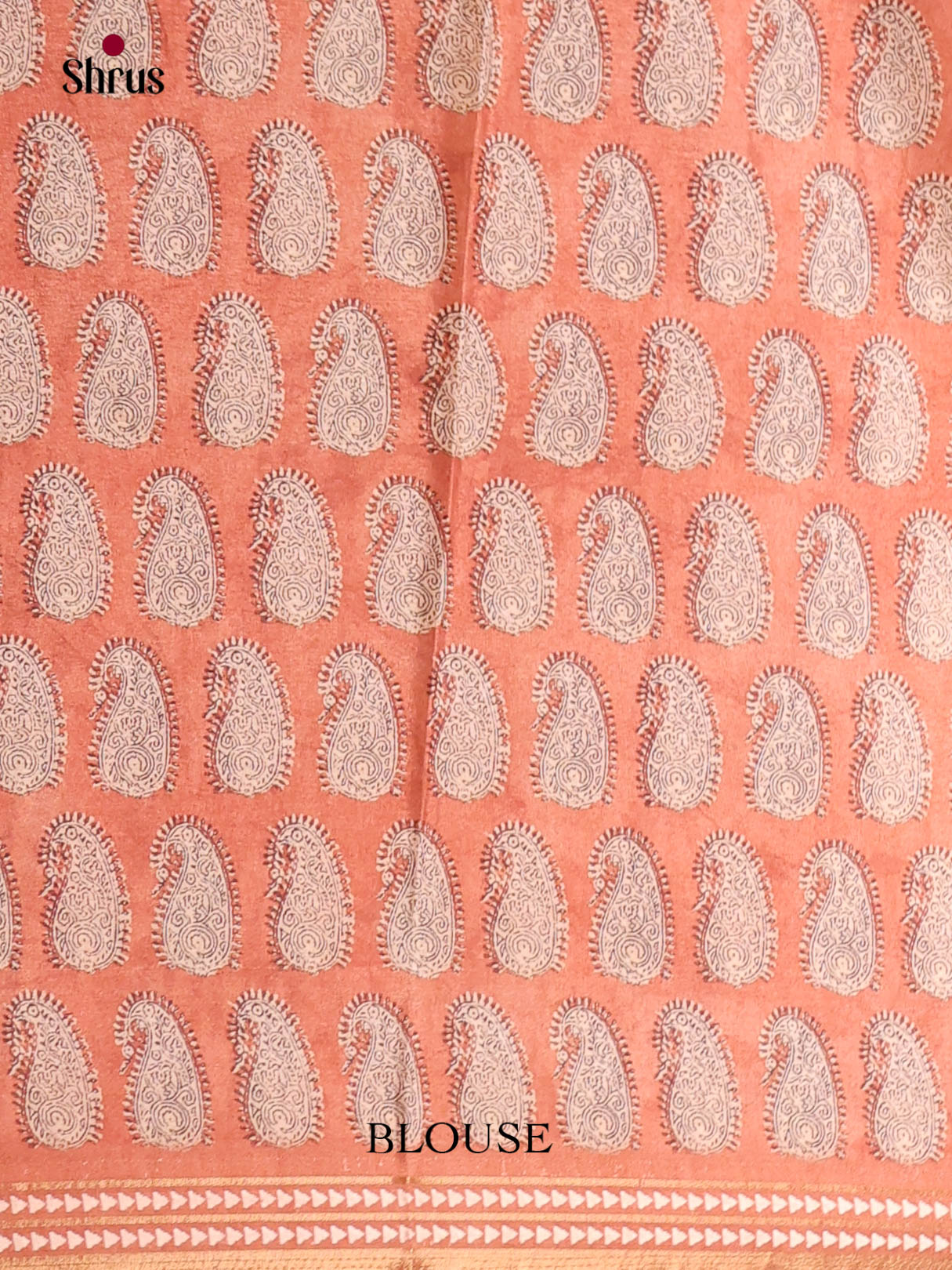 Mustard & Orange - Semi matka Saree