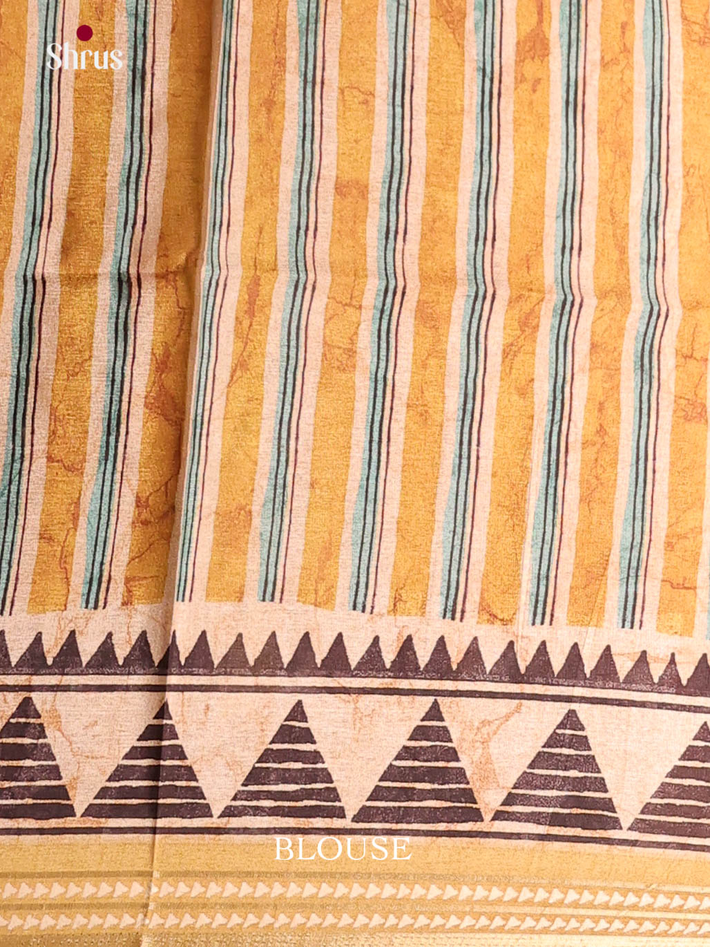 Cream & Red - Semi matka Saree