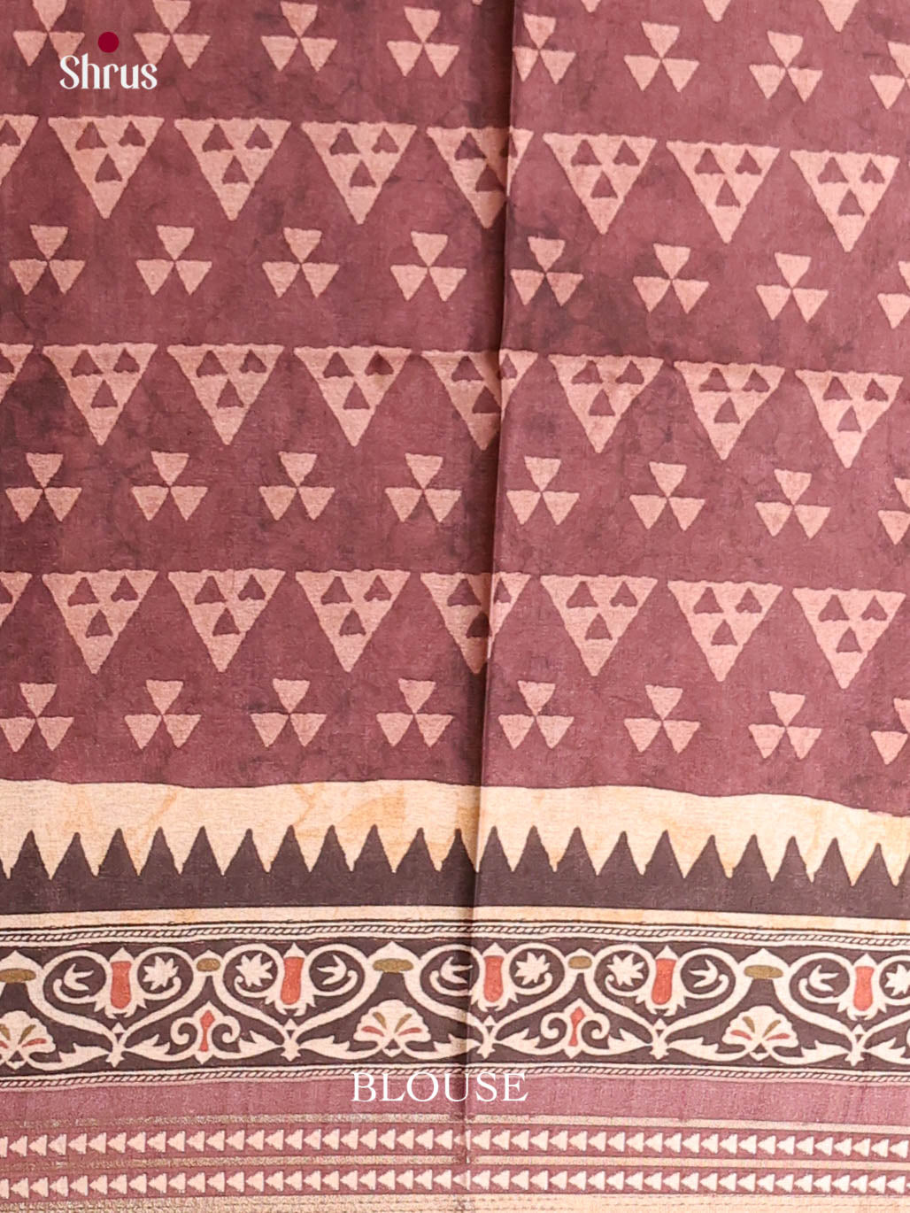 Blue & Orange - Semi matka Saree