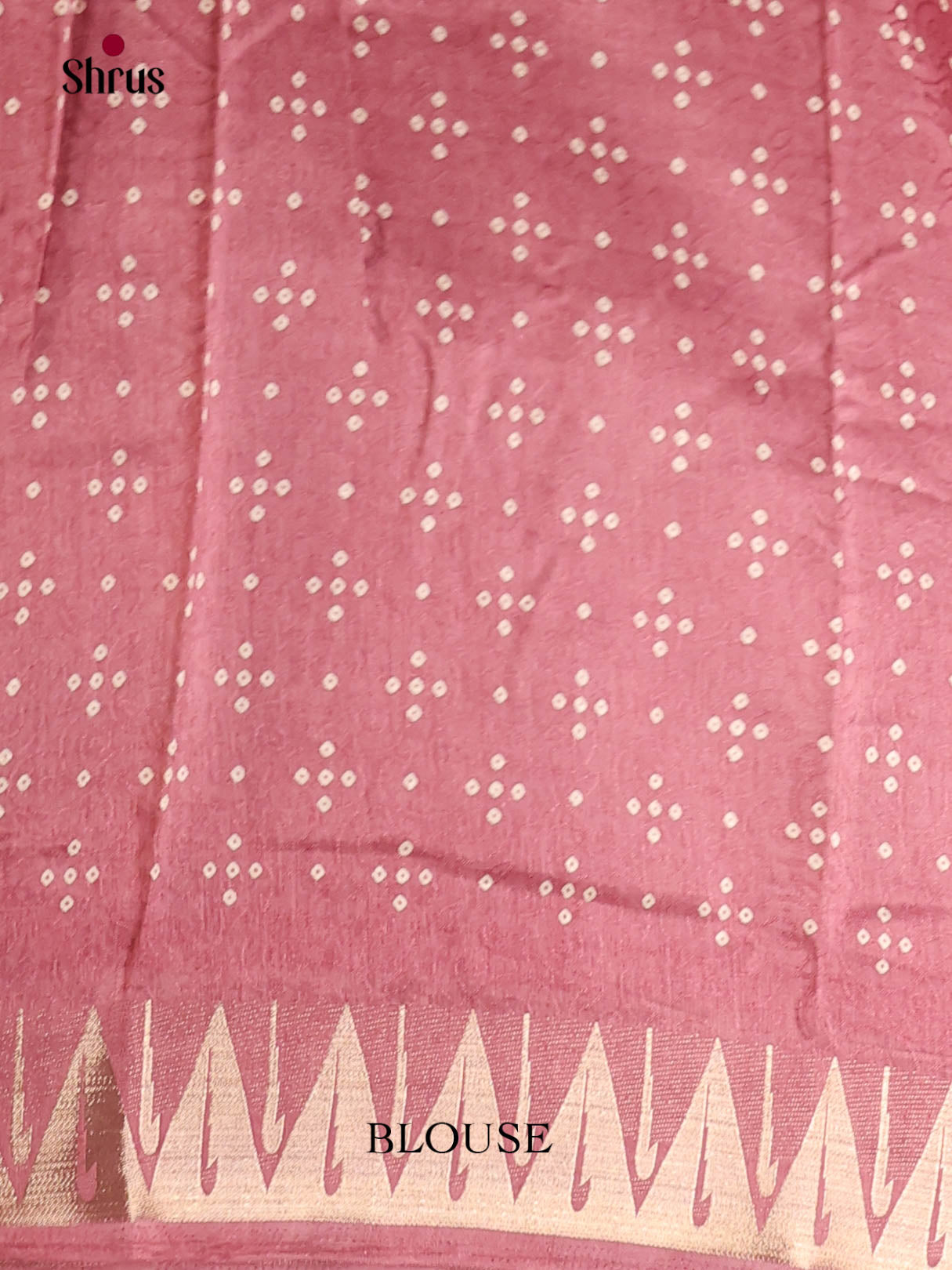 DIS11164 - Semi Ikkat Print Saree - Shop on Shrus.com