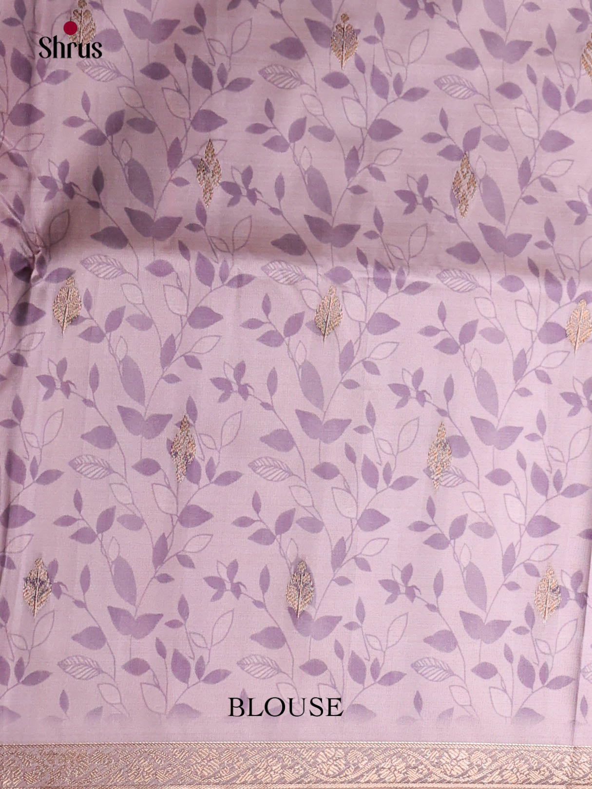 Purple & Grey- Semi Dupion Saree